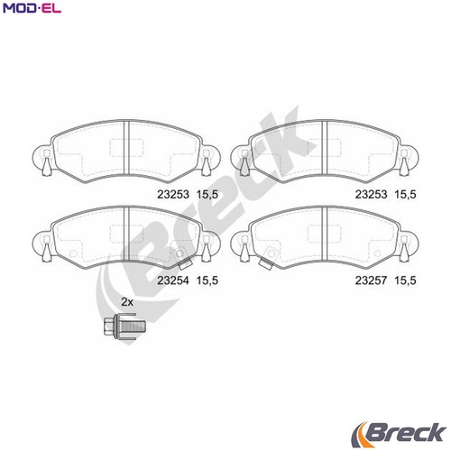 Brake pad set disc - pad,