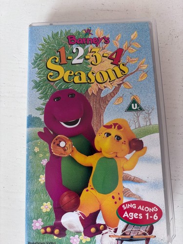 Barney 4 seasons vhs - barney, 1-2-3-4