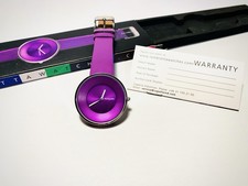 Lambretta Cielo 2101 Watch – Purple Dial | Minimalist Design | Leather Strap