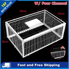 Feral Pigeon Trap Humane Pest Control Multi Trap Catch Foldable W/ Four Channel
