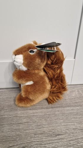 Red squirrel plush - red, toy