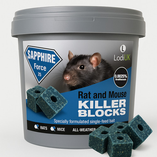 Sapphire force rat mouse - sapphire, 25
