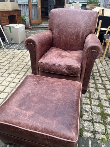 Conran leather armchair - conran, and