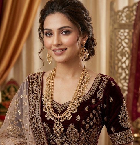 Gold plated indian bridal - plated,