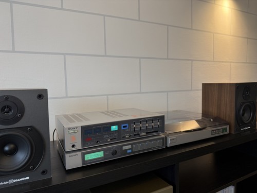 Sony turntable setup with - sony,