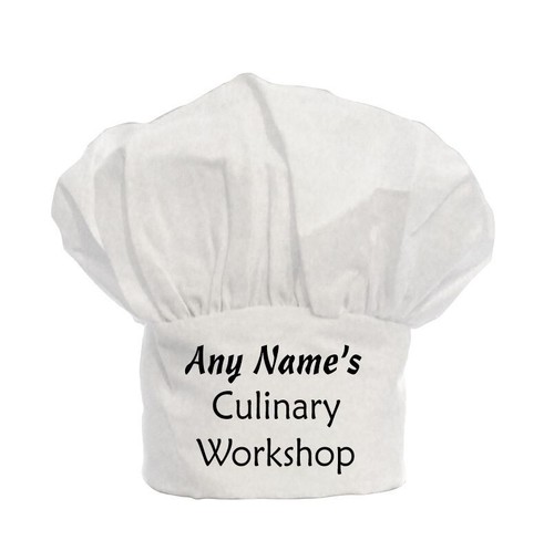 Personalised chefs chef - chef's, hat
