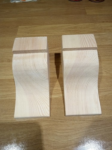 Pine wood corbels decorative - corbels, x