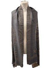 Versace Greek Key Print Shawl