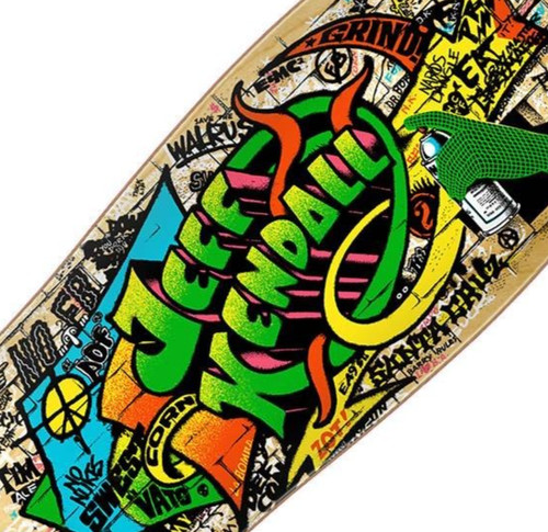 Santa cruz skateboard deck - santa,