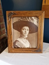 Vintage Large Oak Photo Frame
