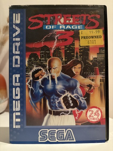 Sega mega drive streets - sega,