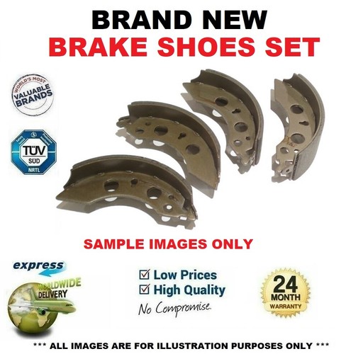 Rear axle brake shoes set - brake,