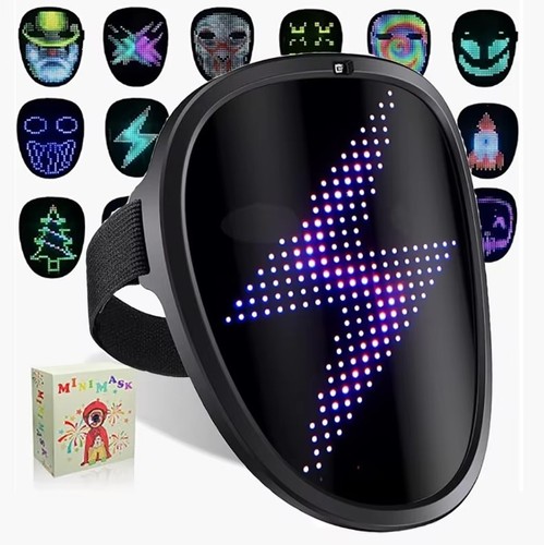 Led mask halloween - led,