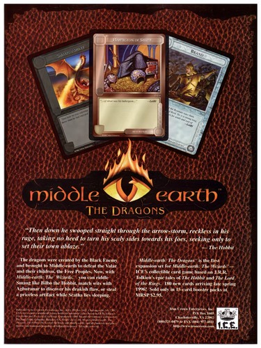 Middle earth card game ccg - earth,
