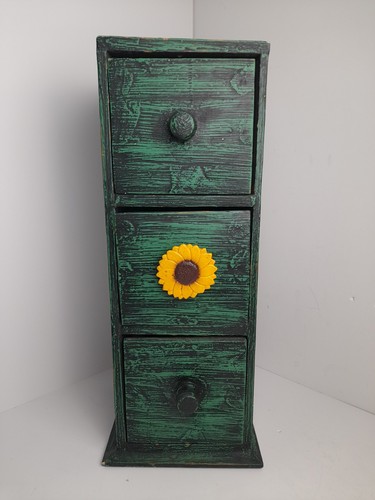 Green wooden vintage style - wooden, vintage-style