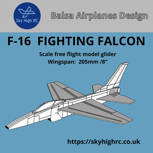 Fighting falcon 8in - fighting, scale