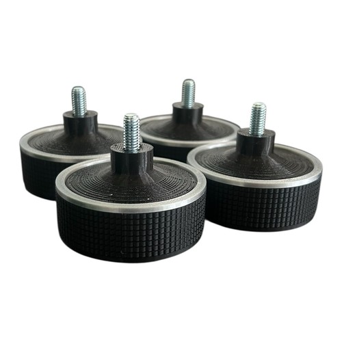 Silver black turntable - silver/black,