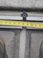 2x front used caravan windows