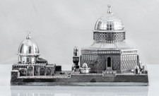 Al Aqsa palastine & the Dome of the rock Decor Silver Gold Islamic Ornament £60
