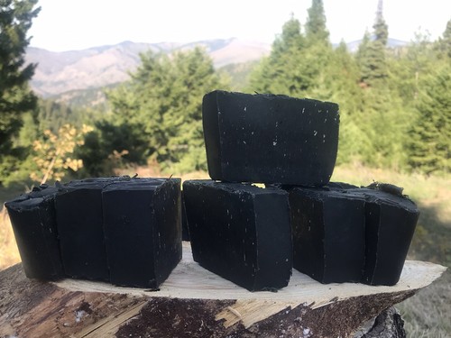 Pine tar charcoal hunting - charcoal, soap