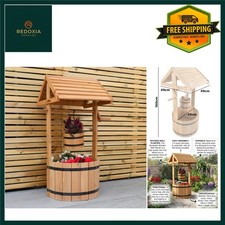 Charming Wooden Wishing Well