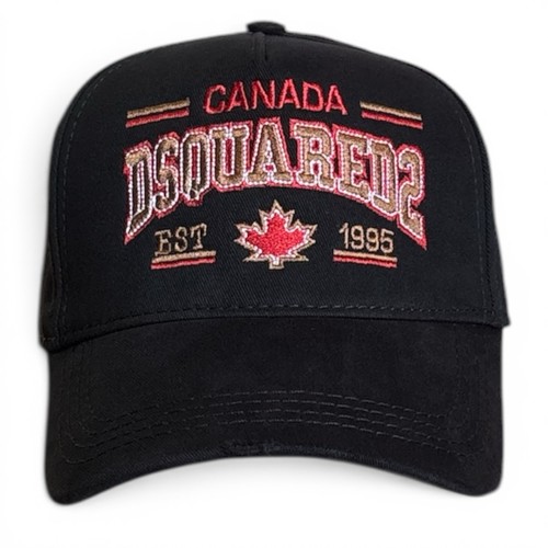 Dsquared2 black baseball cap - dsquared2,