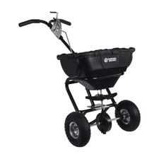 Hand Push Salt and Seed Spreader - 70Lbs Max. Load