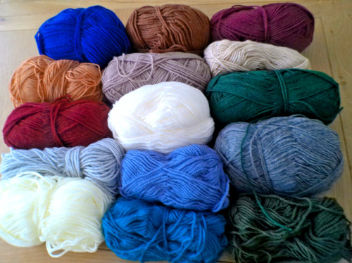 Job lot knitting yarn - lot, dk
