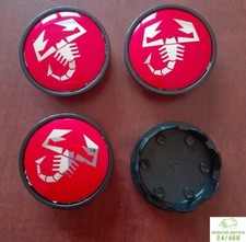 FIAT CINQUECENTO SEICENTO 500 600 SPORTING COPRIMOZZO CERCHI HUB CAPS PER ABARTH