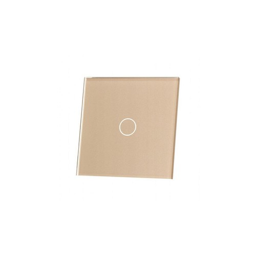 Champagne metallised glass - metallised,
