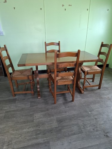Ercol style dining table and - style,
