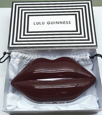 Lulu Guinness black cherry red