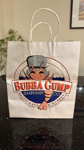 Bubba gump shrimp - paper, bag