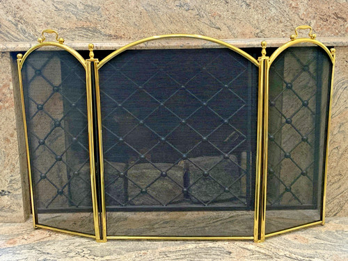 Vintage fireplace heavy arched - heavy,
