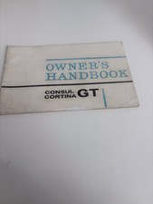 Mk1 Cortina Gt Hand Book 1963 Rare