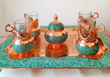 Turquoise Tea set - Oleander