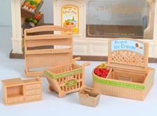 Sylvanian Supermarket Village Store spares. Shelves trolley Calico Critters