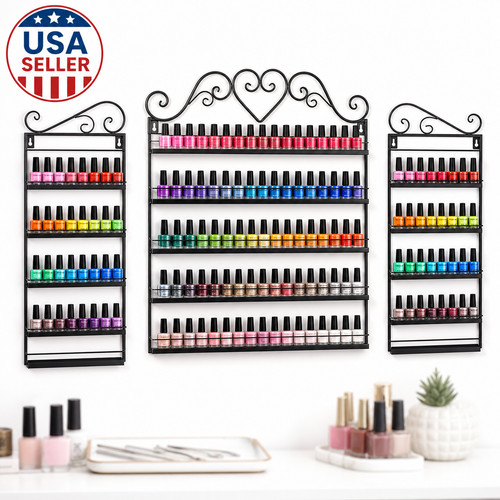 Tier metal nail polish rack - metal,
