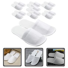 8 Pairs Salon Slippers Spa Slippers, Disposable Hotel for Guests