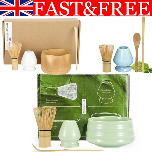 Matcha making tool set bamboo - matcha,
