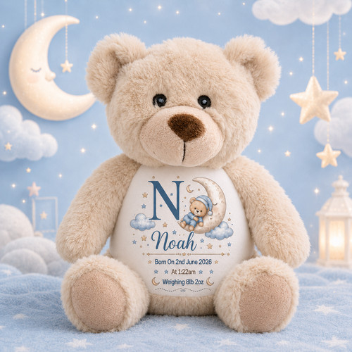 Personalised teddy bear baby - personalised,