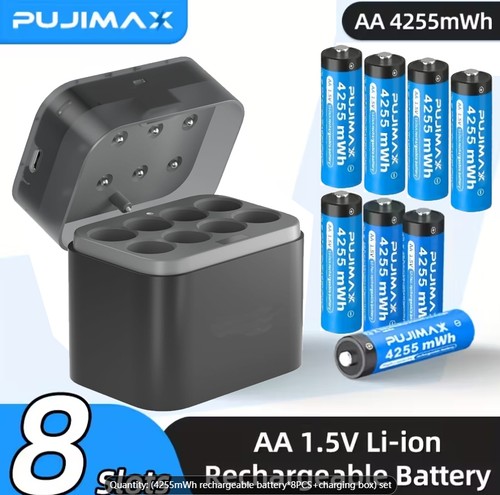 8pack 4255mwh aa - 1.5v,