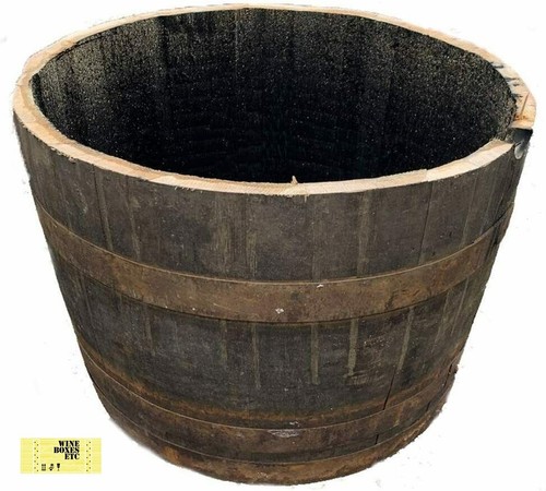 Large half whisky barrel - whisky,