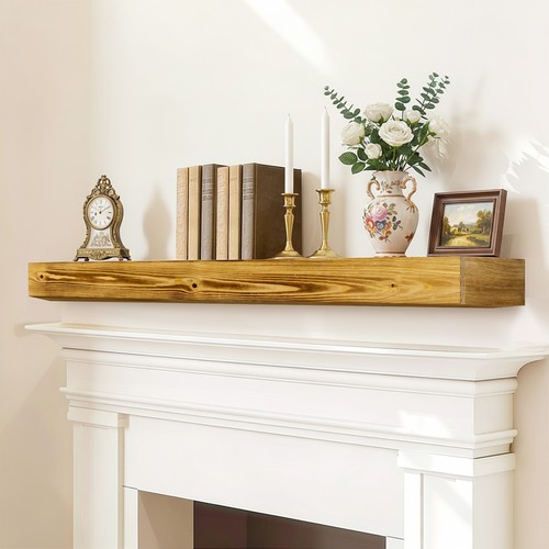 Floating fireplace mantel - fireplace,