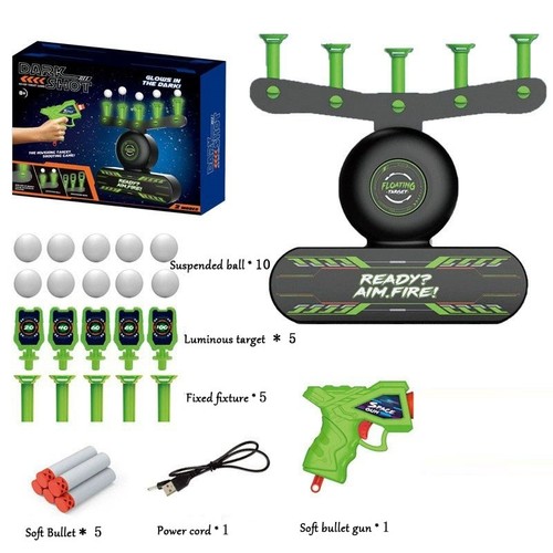 Green floating flyball targets - floating,