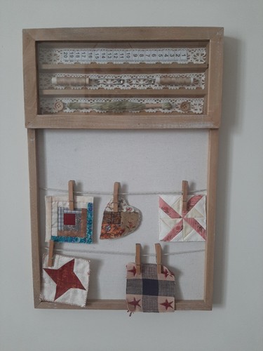 Vintage wooden display
