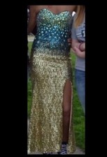 La Femme Jeweled Formal Prom