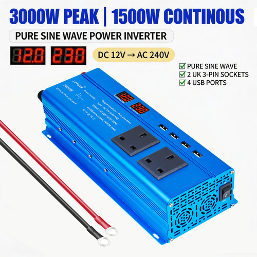 Pure sine wave 1500w 3000w - 1500w,