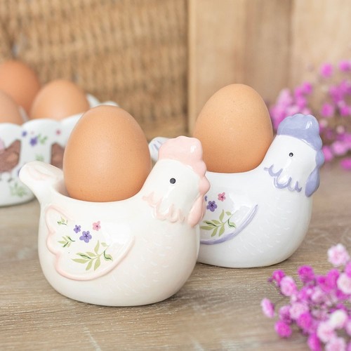 Set hen shaped ceramic - set,