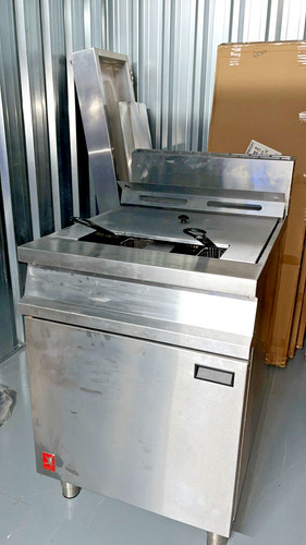 Falcon twin pan fryer floor - falcon,
